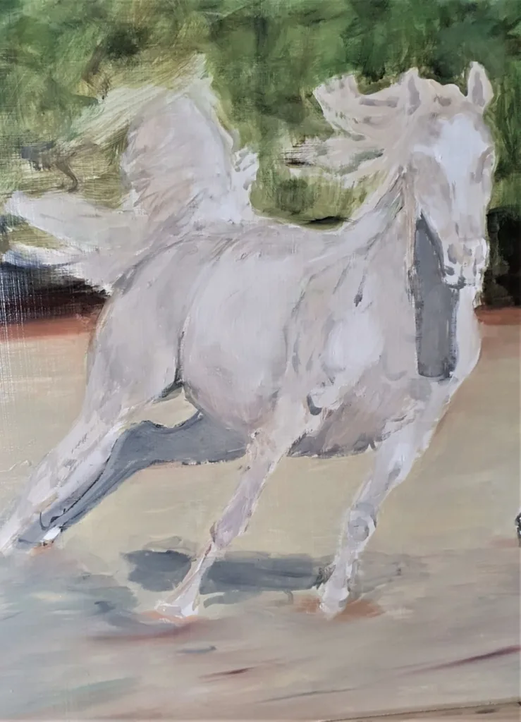 Galloping Horse – Brush Study